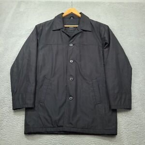 Marc New York‎ Andrew Men's M Coat Black Long Sleeve Button Front Winter Jacket